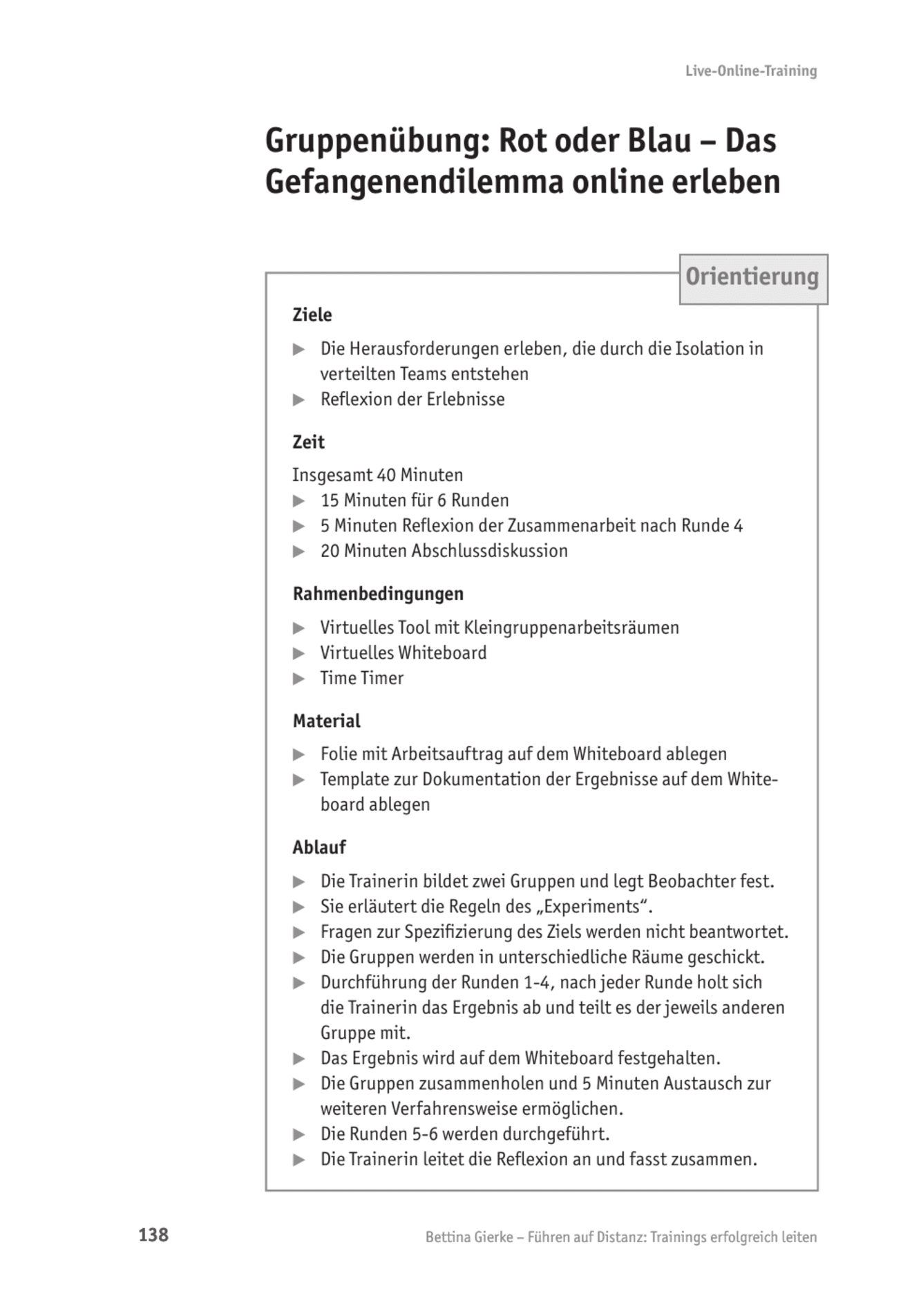 Tool  Online-Teamführung: Rot oder Blau – Gefangenendilemma online erleben