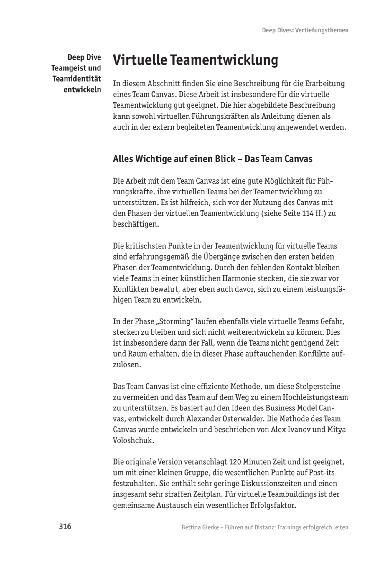 Tool  Online-Teamführung: Virtuelle Teamentwicklung – das Team Canvas