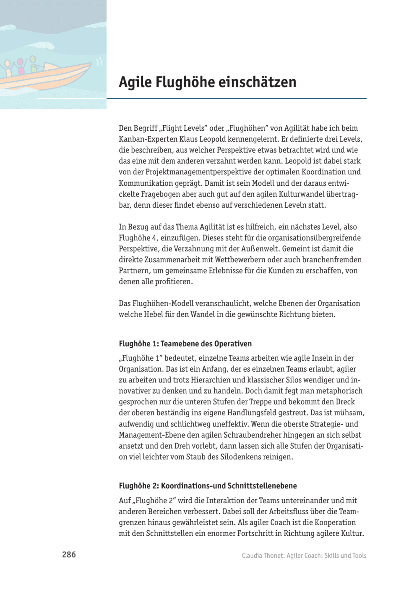 Tool  Agiles Coaching: Agile Flughöhe einschätzen