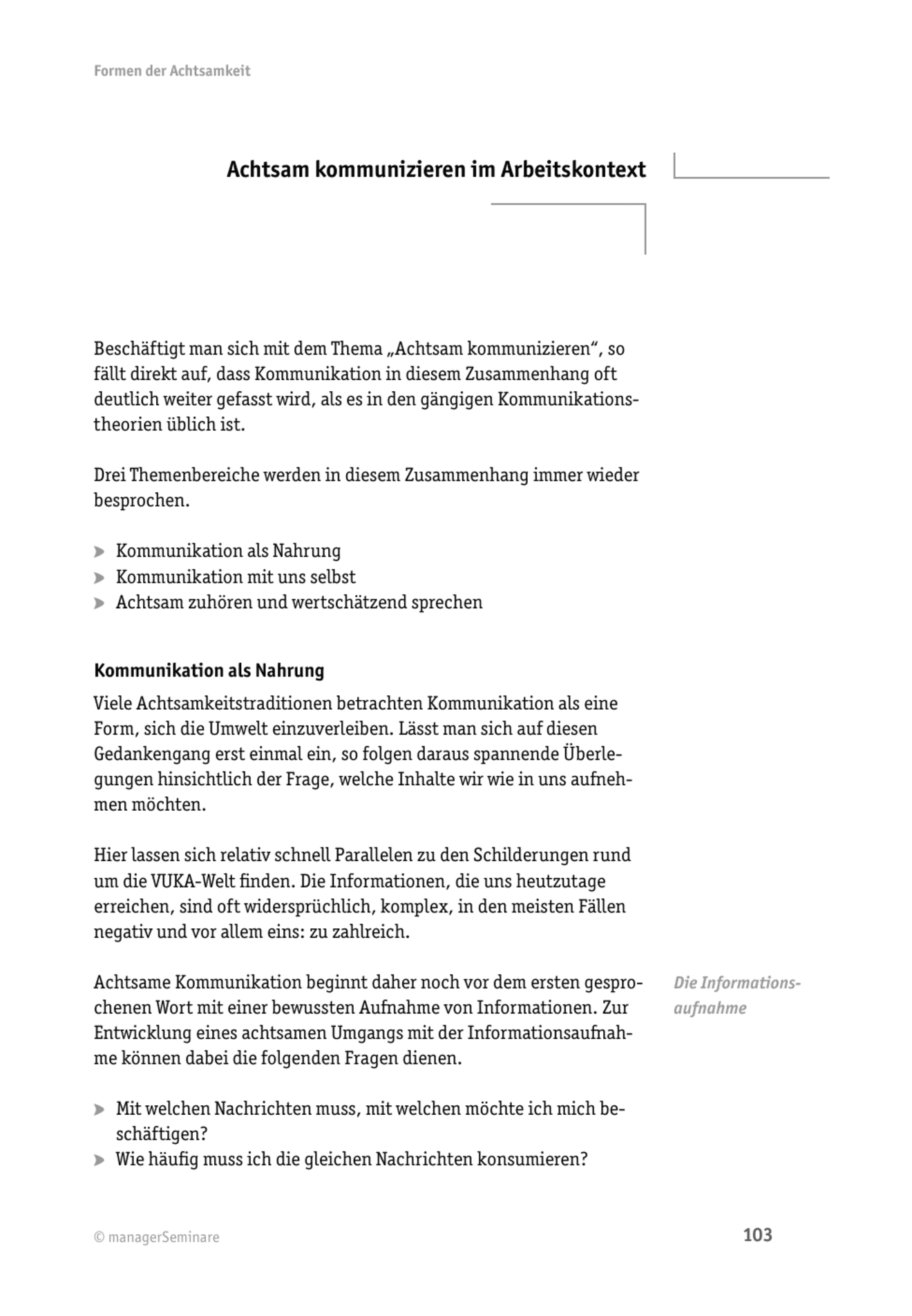 Tool  Achtsamkeits-Training: Achtsam kommunizieren im Arbeitskontext