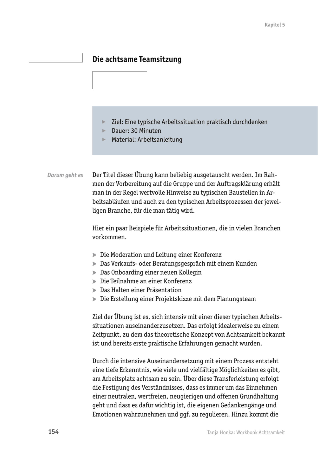 Tool  Achtsamkeits-Training: Die achtsame Teamsitzung