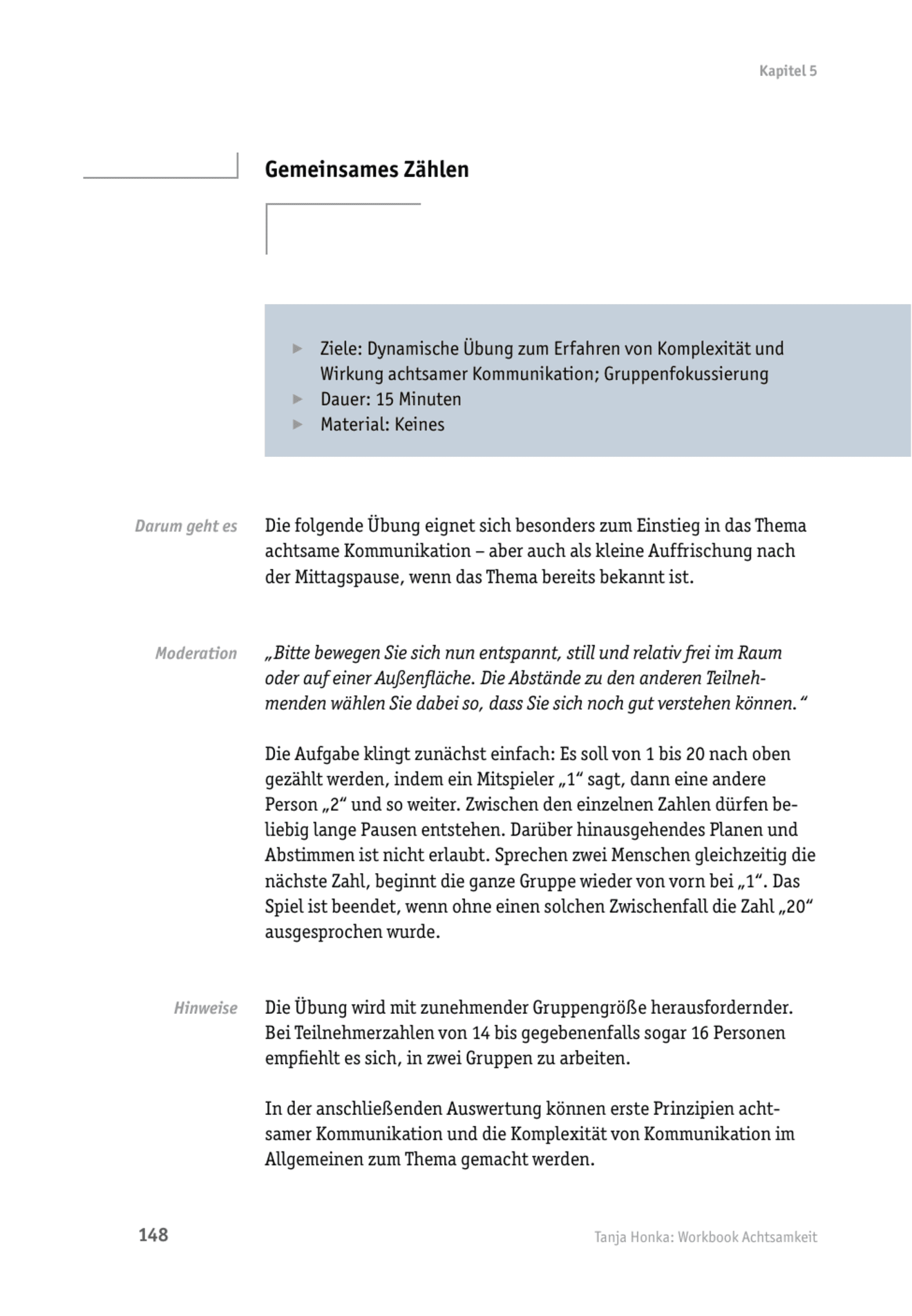 zum Tool: Achtsamkeits-Übung: Gemeinsames Zählen