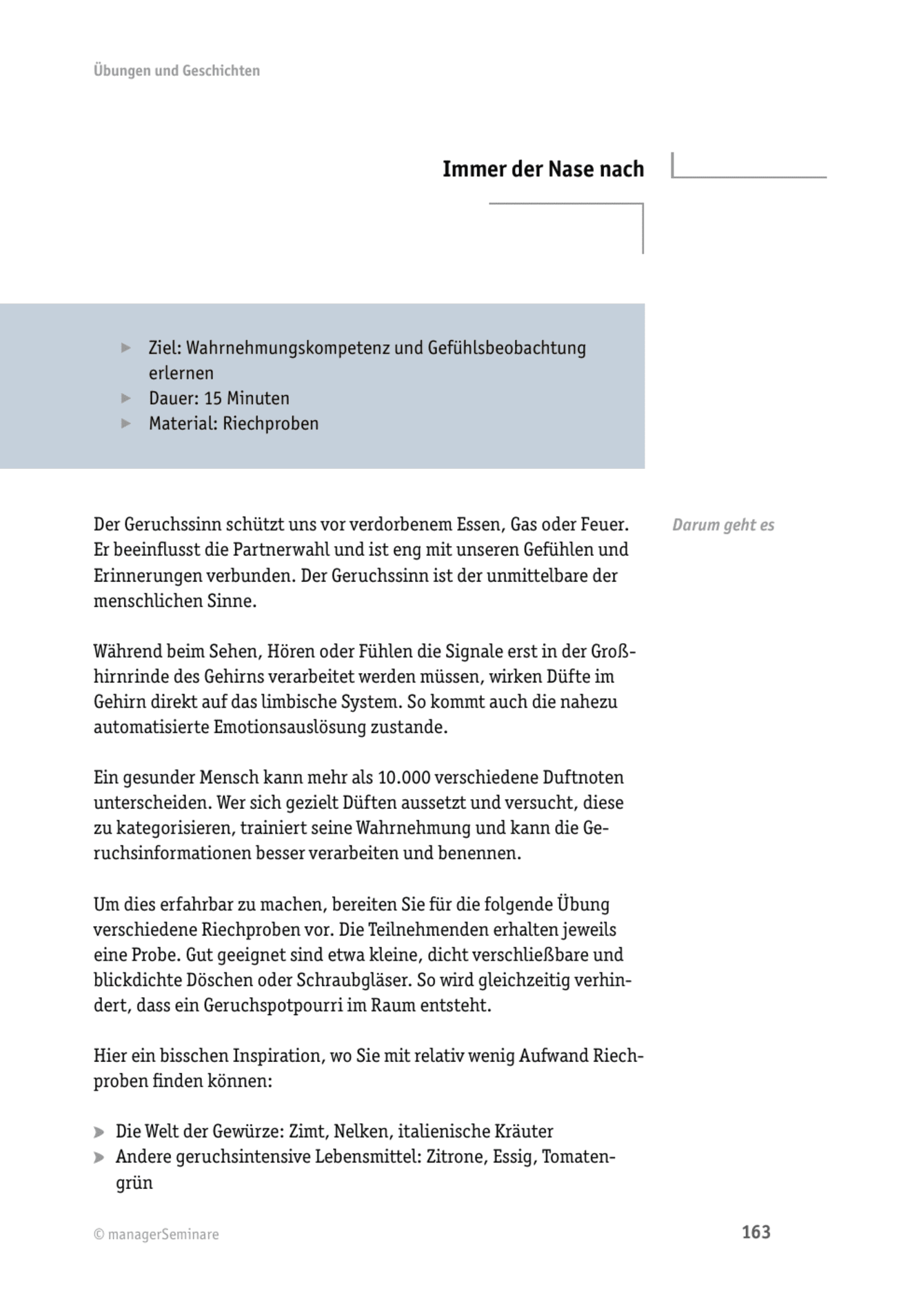 zum Tool: Achtsamkeits-Übung: Immer der Nase nach