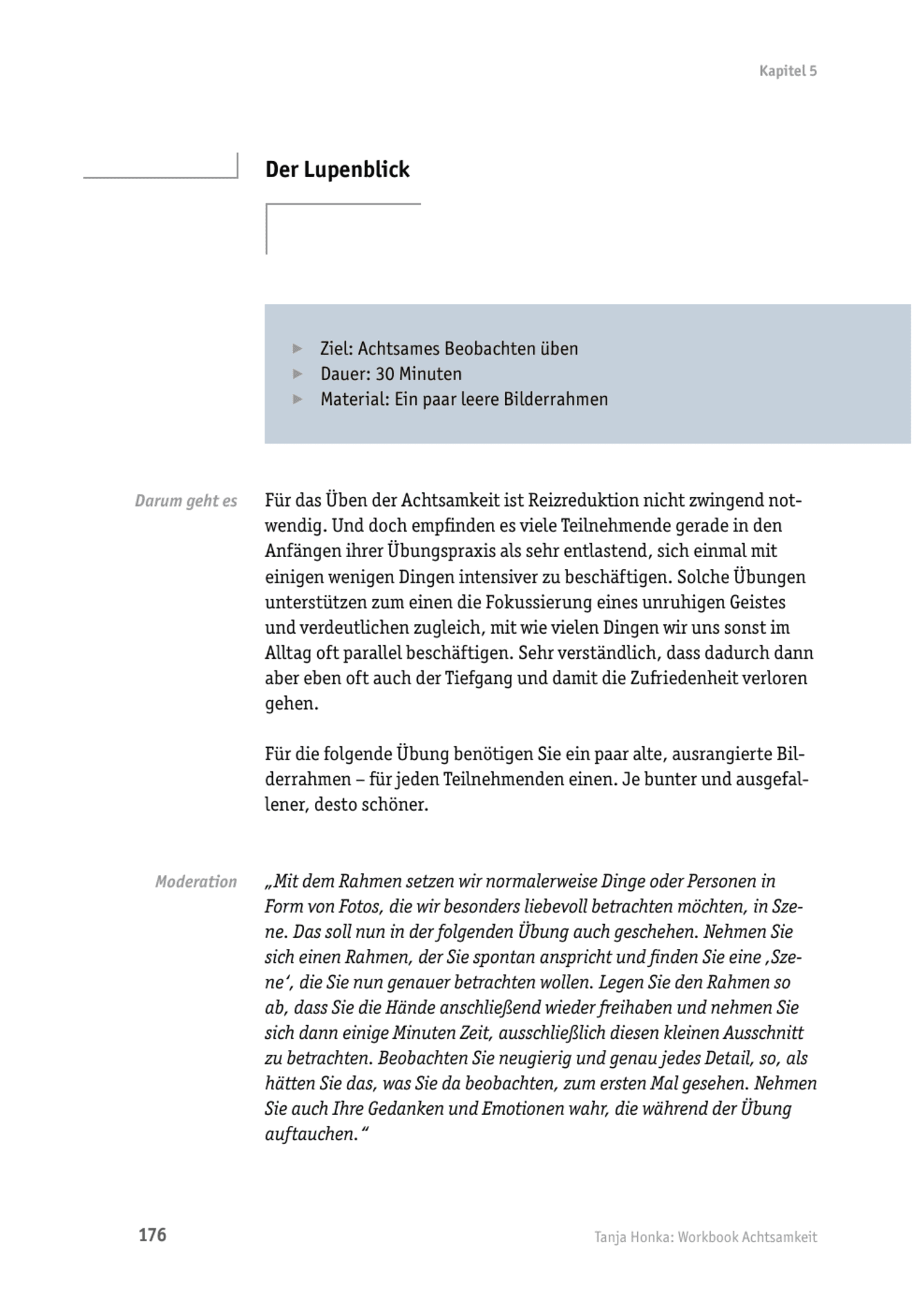 Tool  Achtsamkeits-Übung: Der Lupenblick