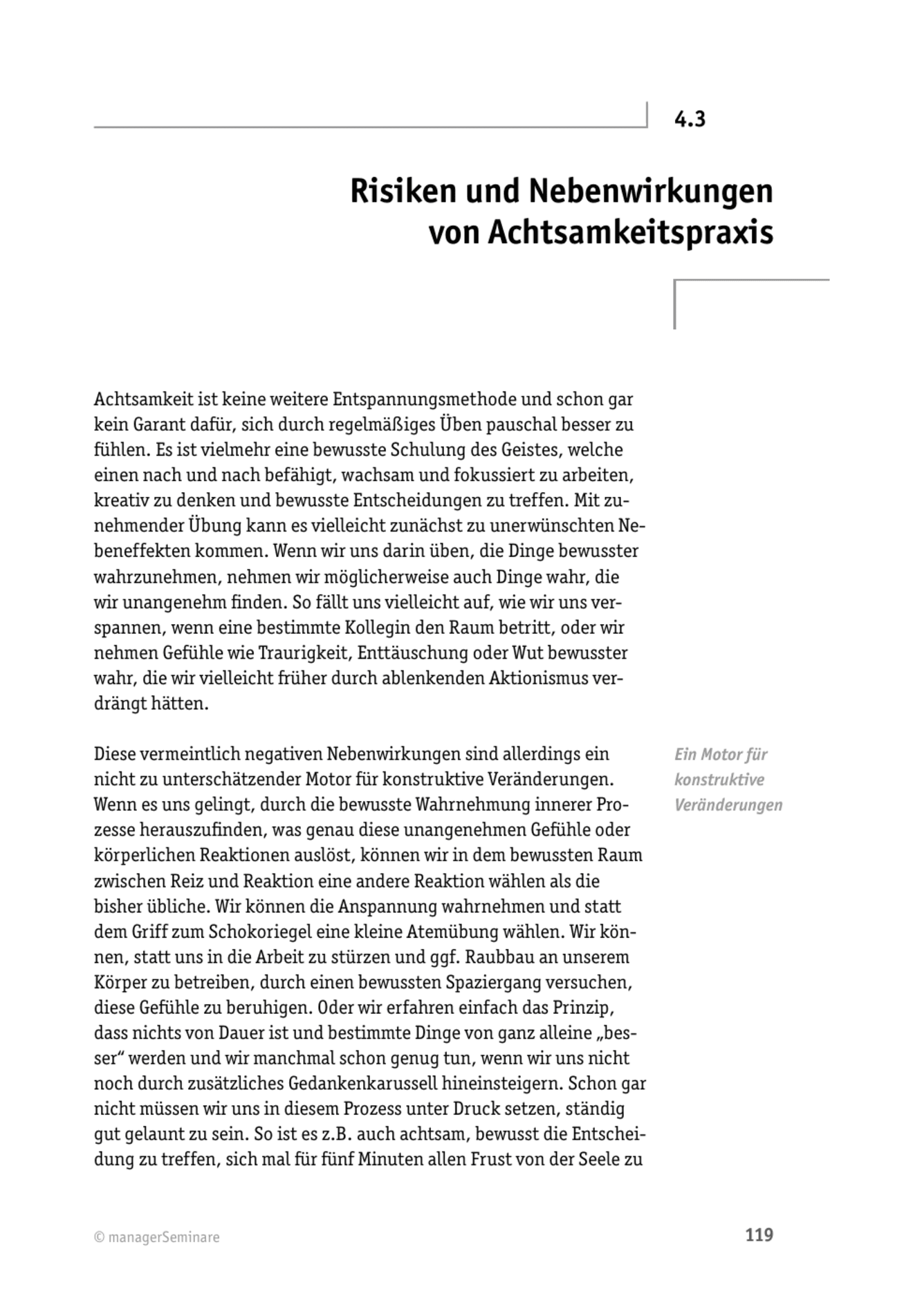 Tool  Achtsamkeits-Training: Risiken und Nebenwirkungen von Achtsamkeitspraxis