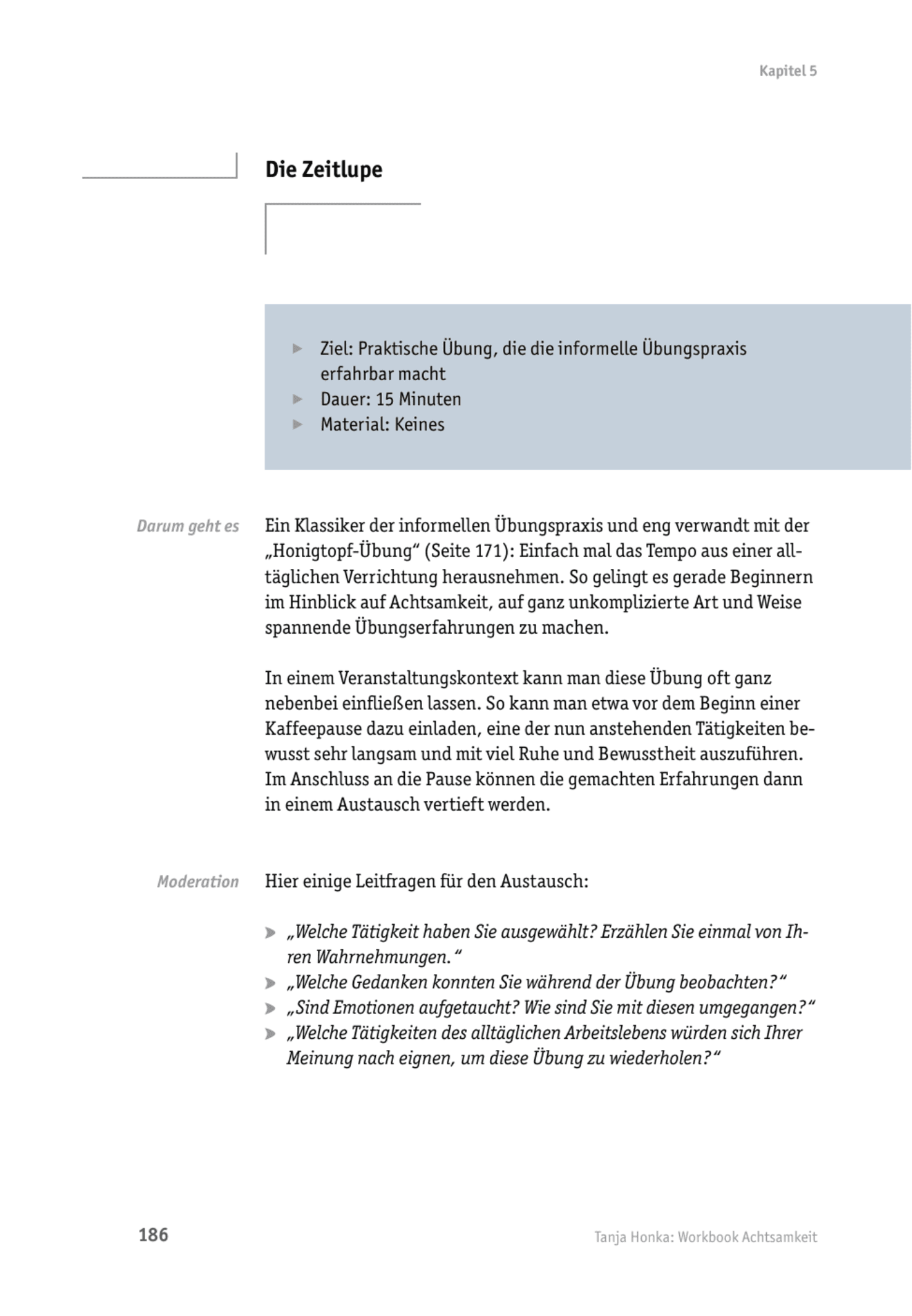 Tool  Achtsamkeits-Training: Die Zeitlupe