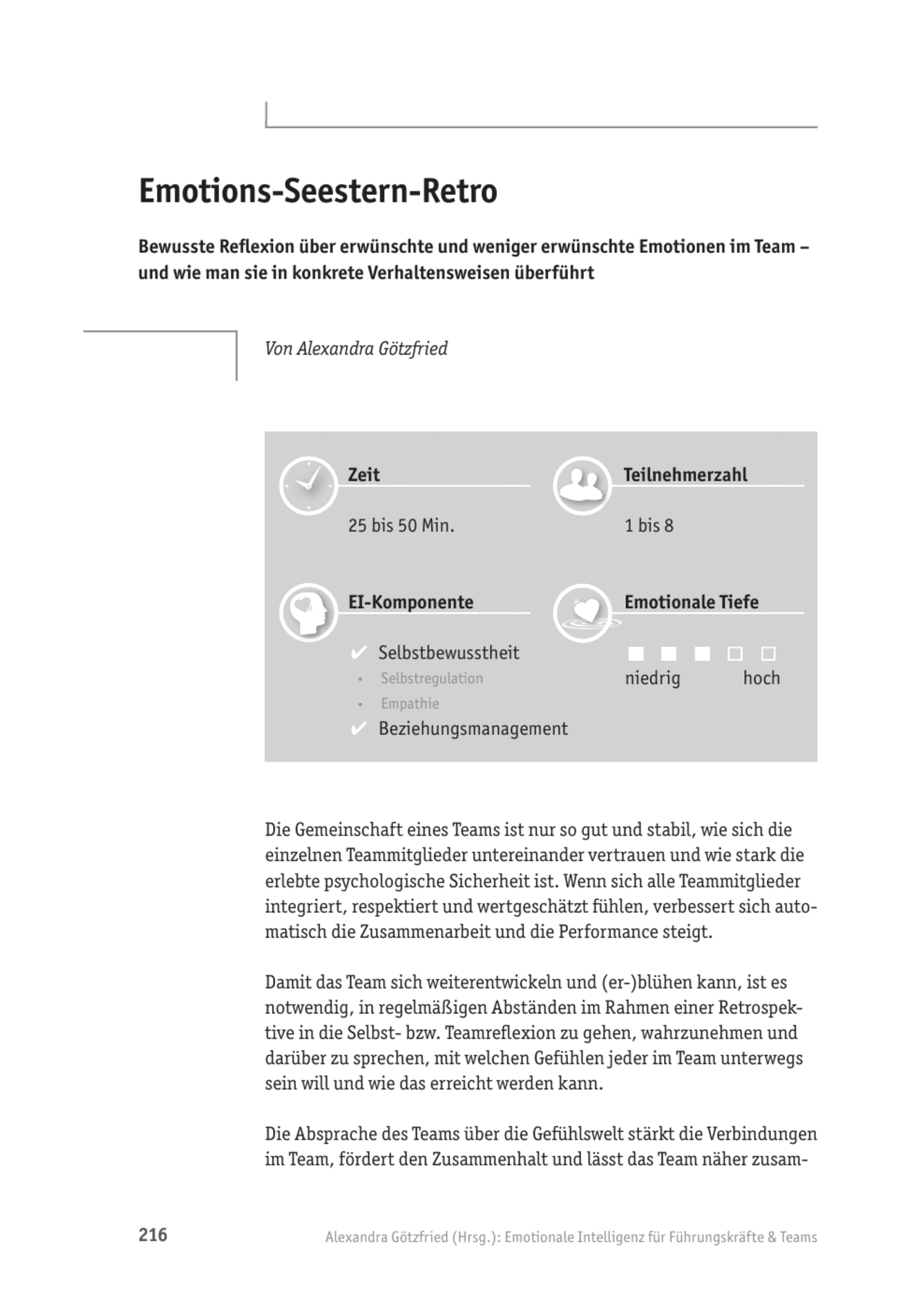 zum Tool: EQ-Tool: Emotions-Seestern-Retro
