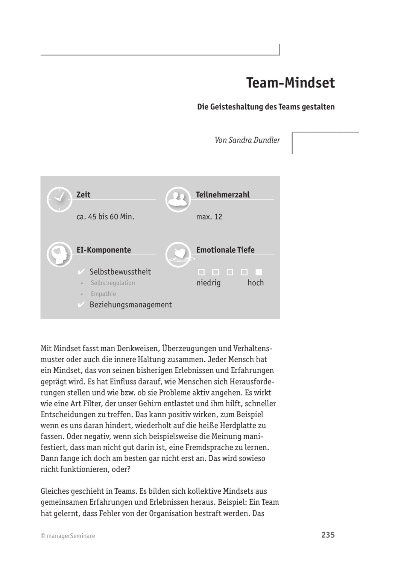 zum Tool: EQ-Tool: Team-Mindset