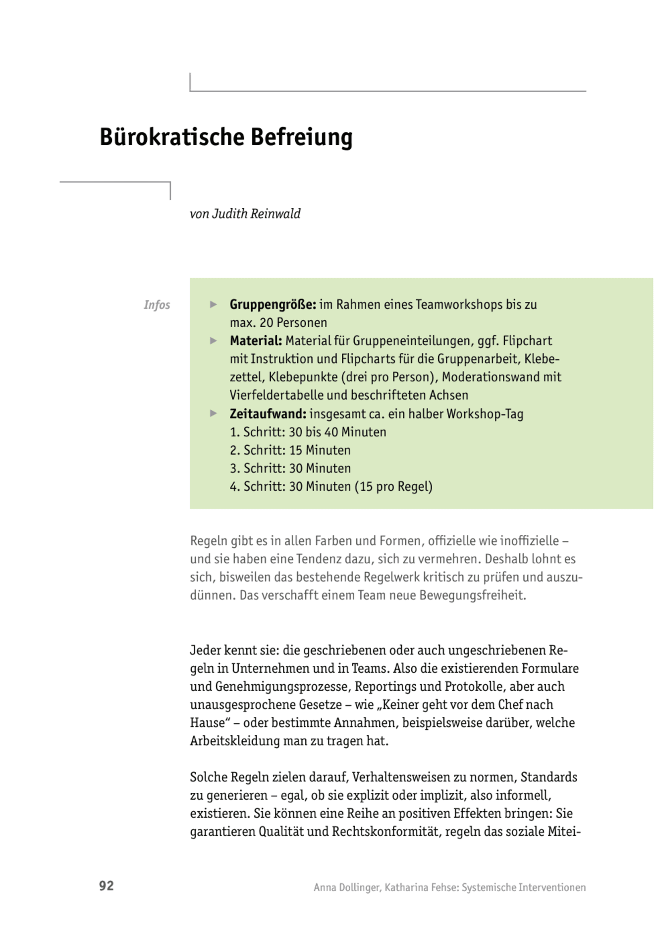 Teamcoaching-Tool: Bürokratische Befreiung