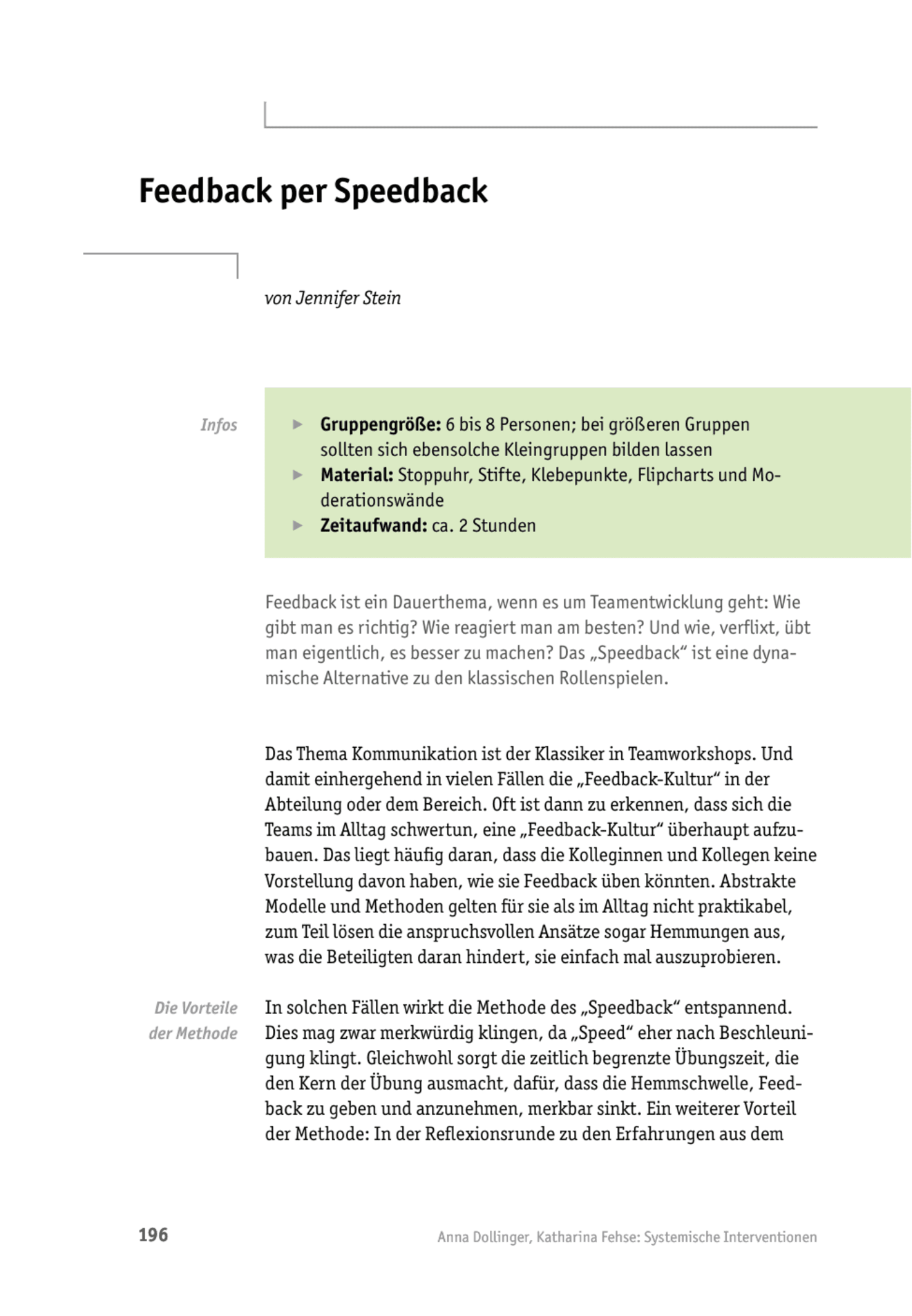 zum Tool: Teamcoaching-Tool: Feedback per Speedback