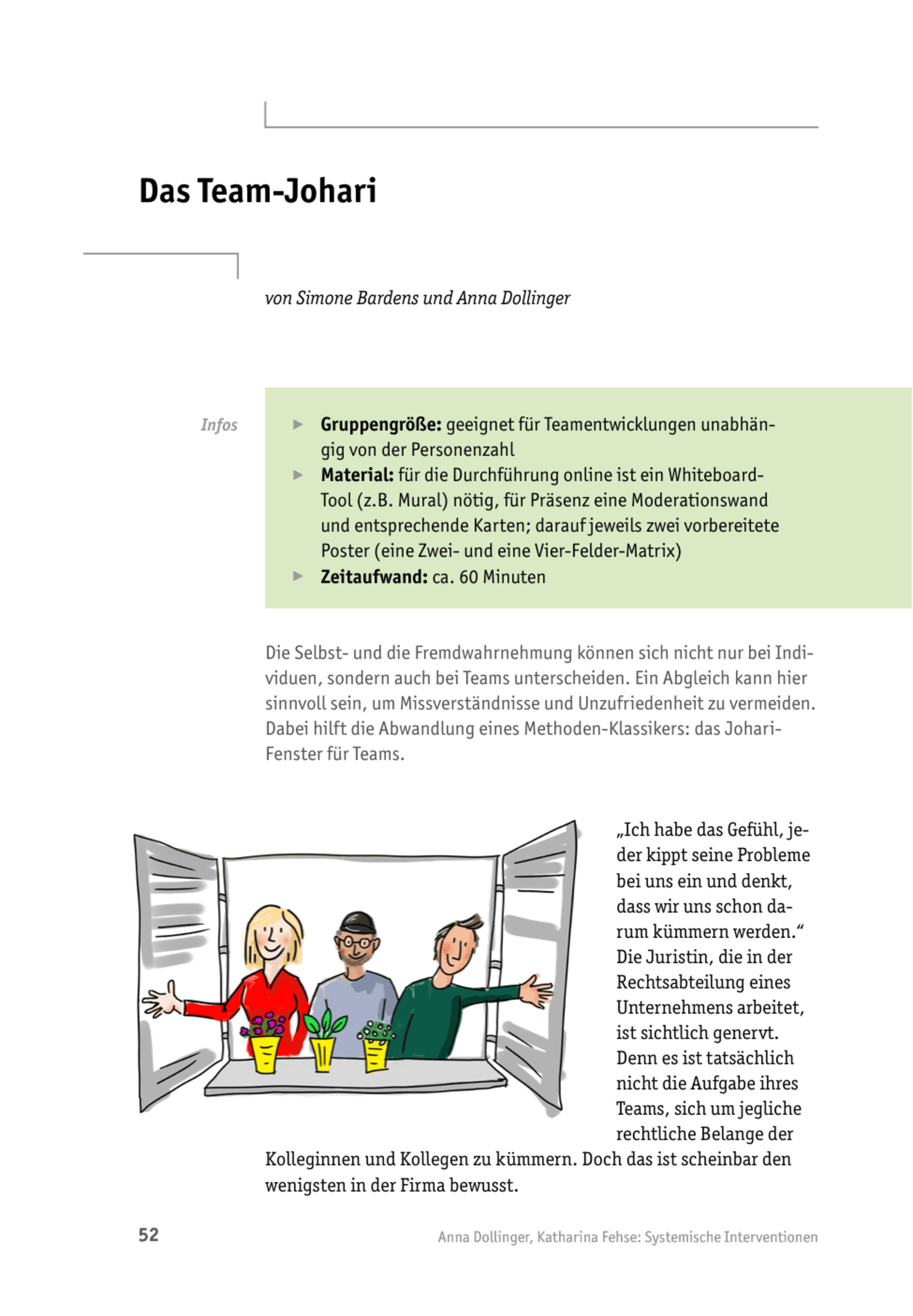 Teamcoaching-Tool: Das Team-Johari