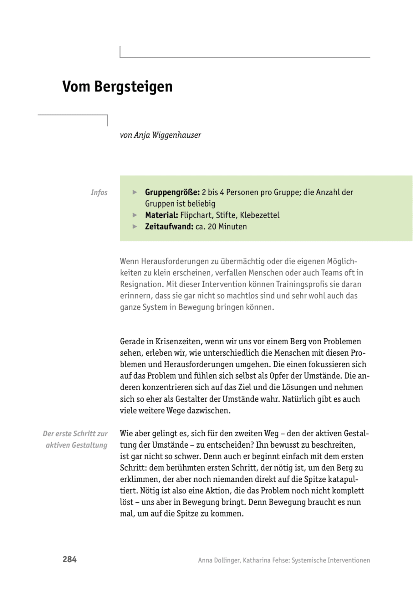 zum Tool: Teamcoaching-Tool: Vom Bergsteigen