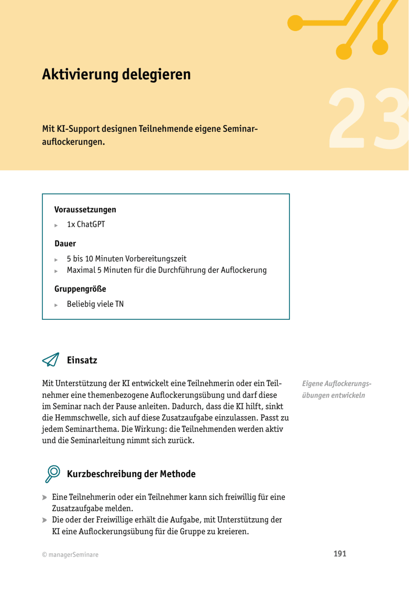 zum Tool: KI-Methode: Aktivierung delegieren