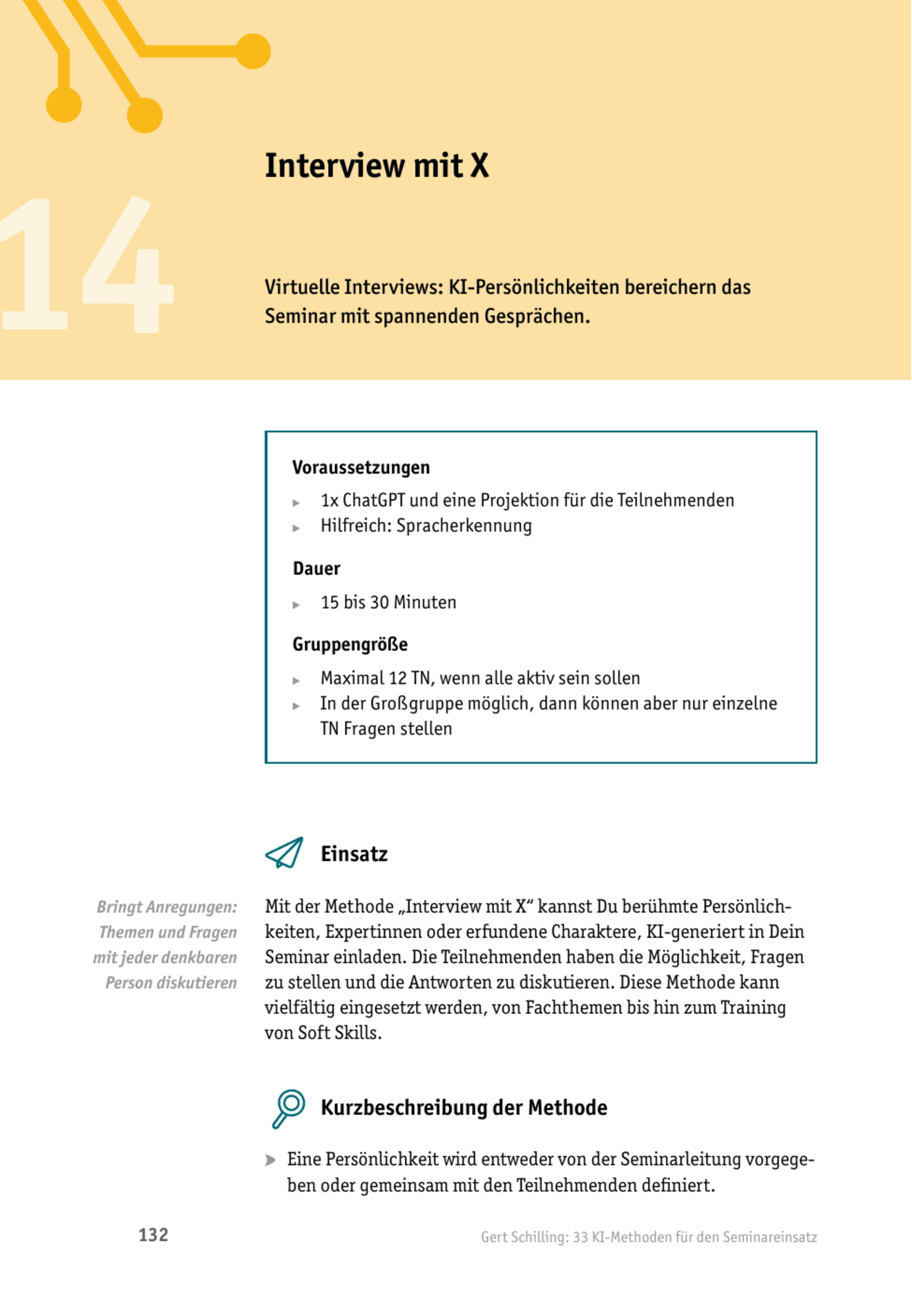 zum Tool: KI-Methode: Interview mit X