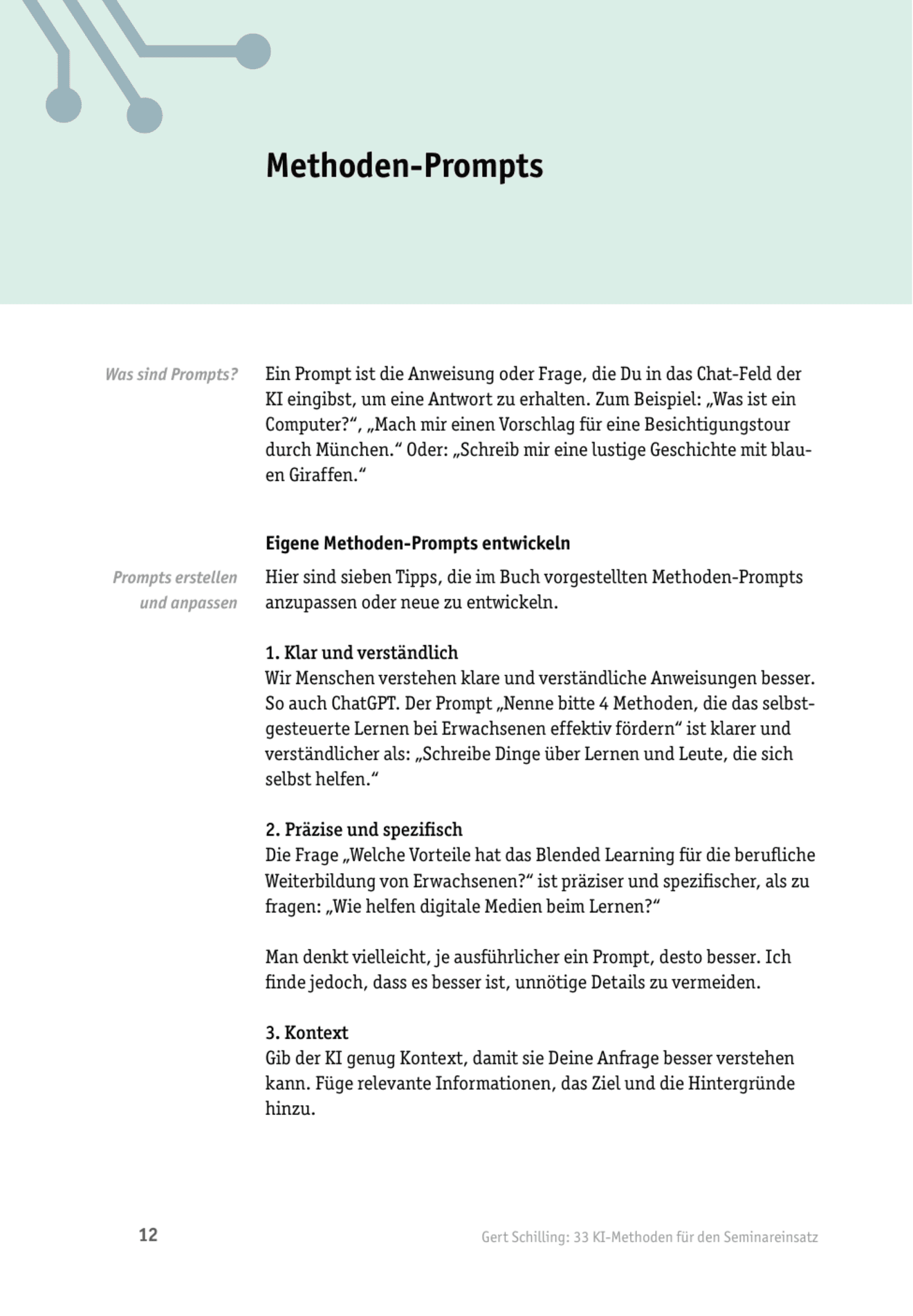 KI im Seminar: Methoden-Prompts
