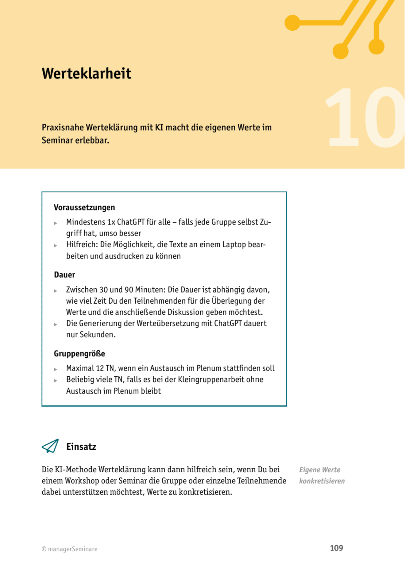 zum Tool: KI-Methode: Werteklarheit