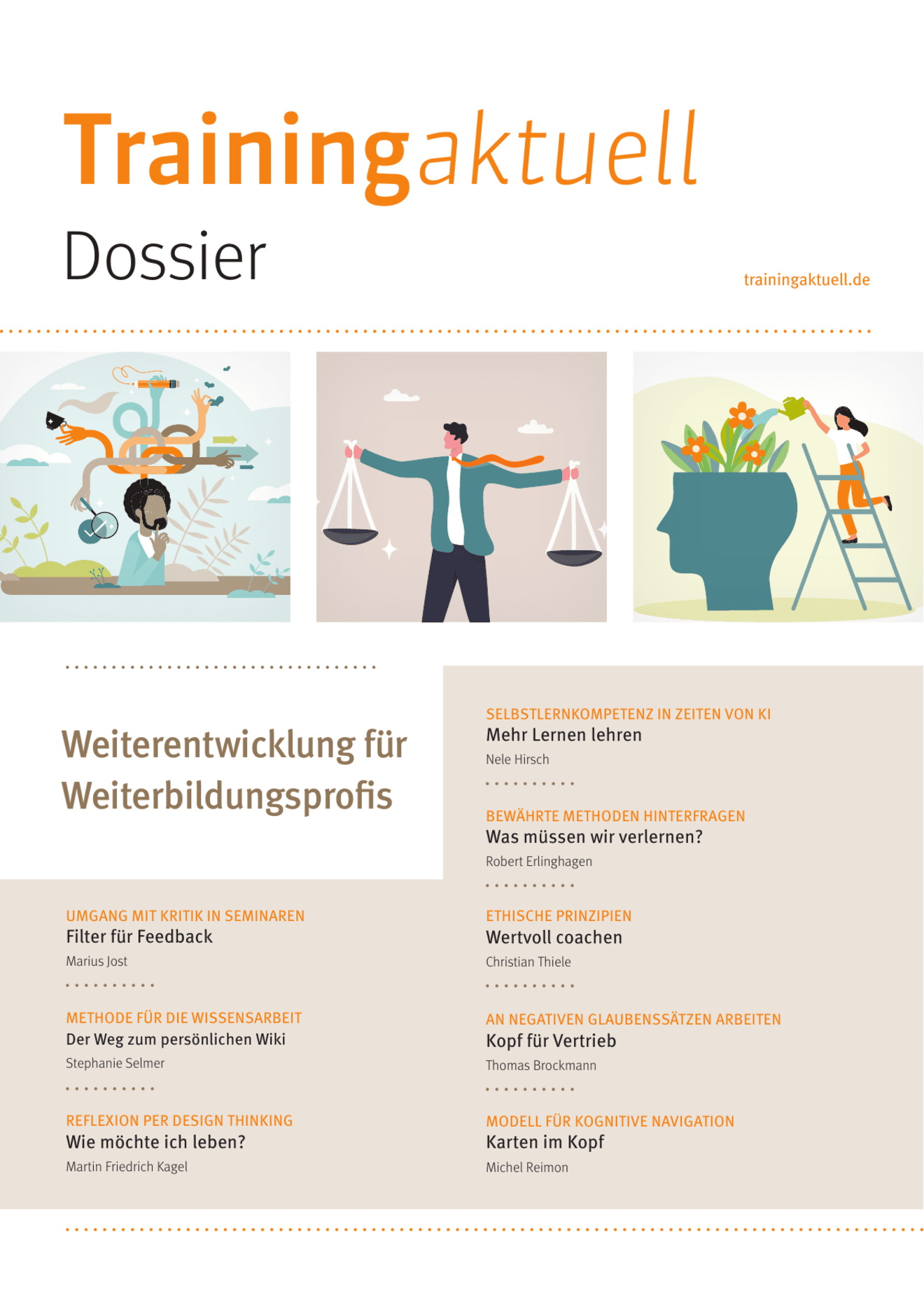 Weiterentwicklung für Weiterbildungsprofis