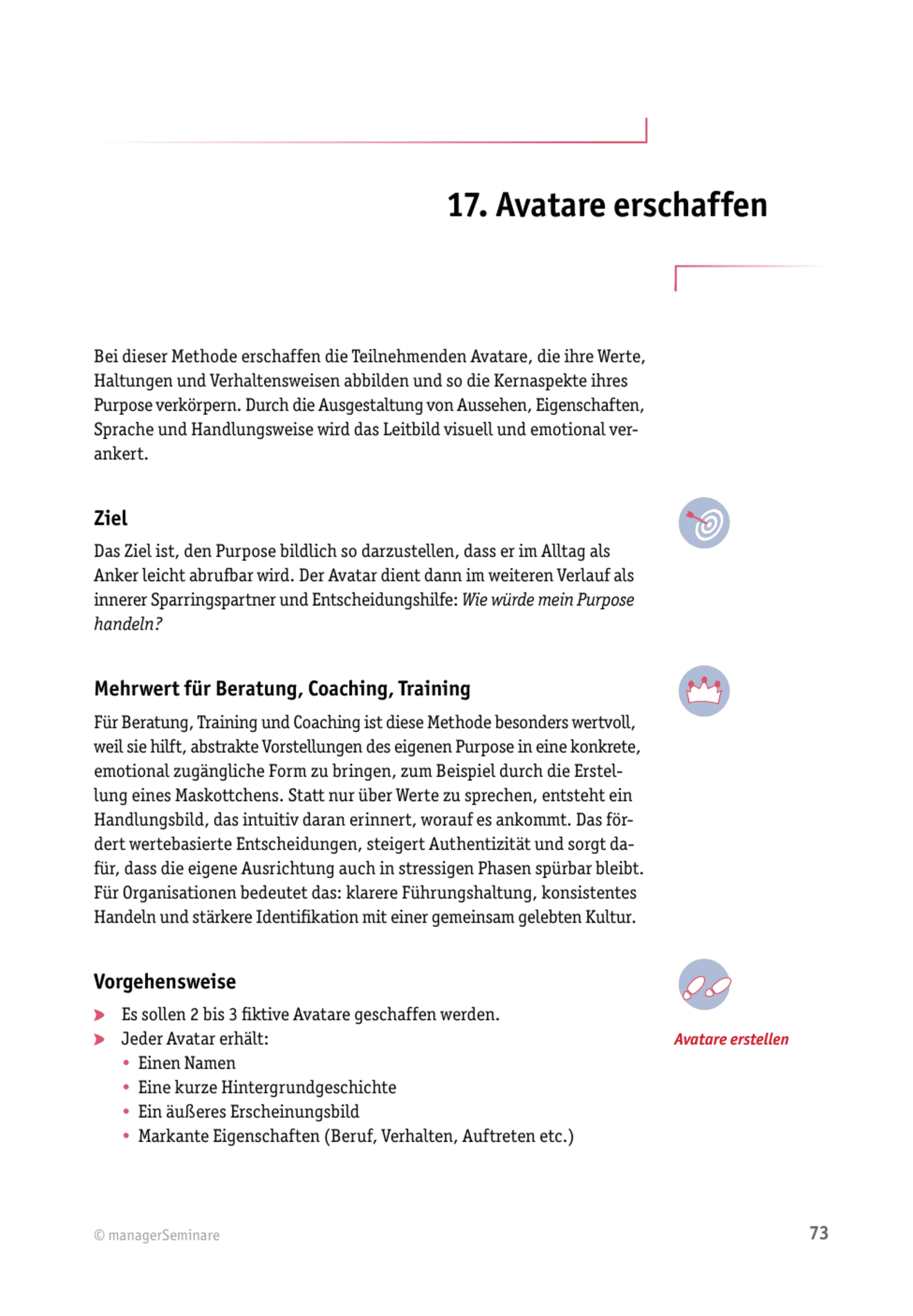 Purpose-Coaching: Avatare erschaffen