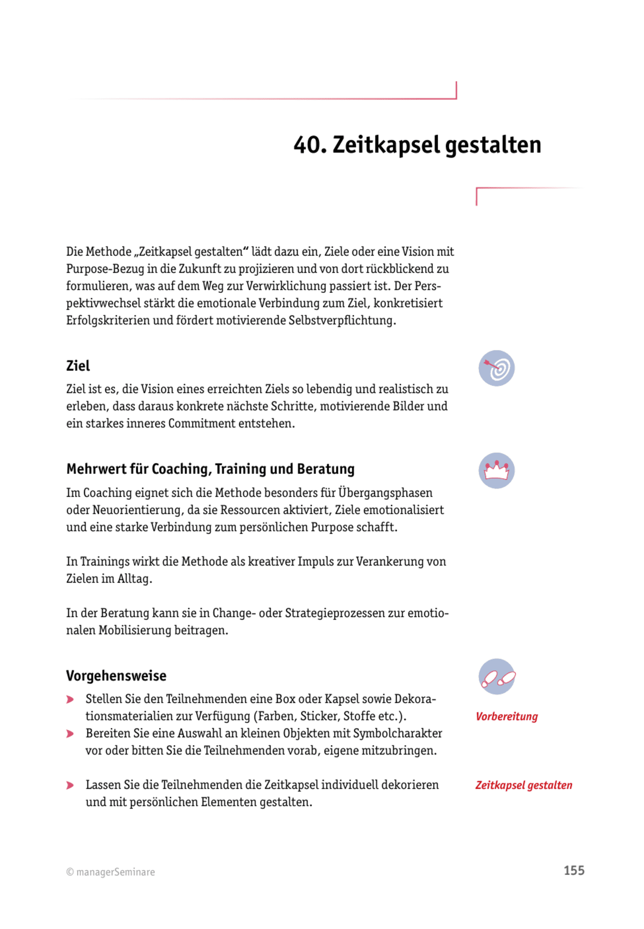 Purpose-Coaching: Zeitkapsel gestalten