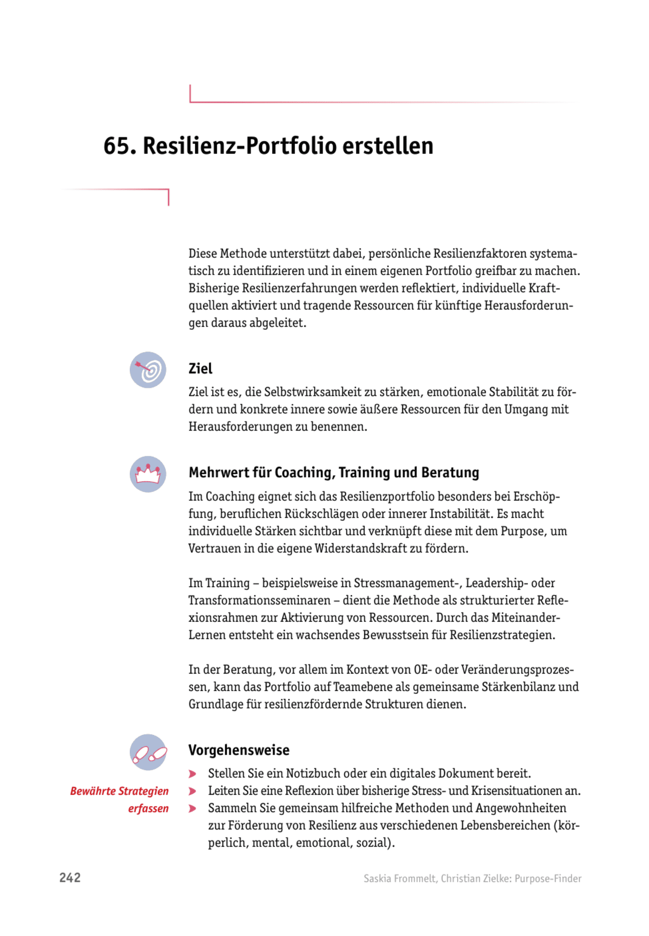 zum Tool: Purpose-Coaching: Resilienz-Portfolio erstellen
