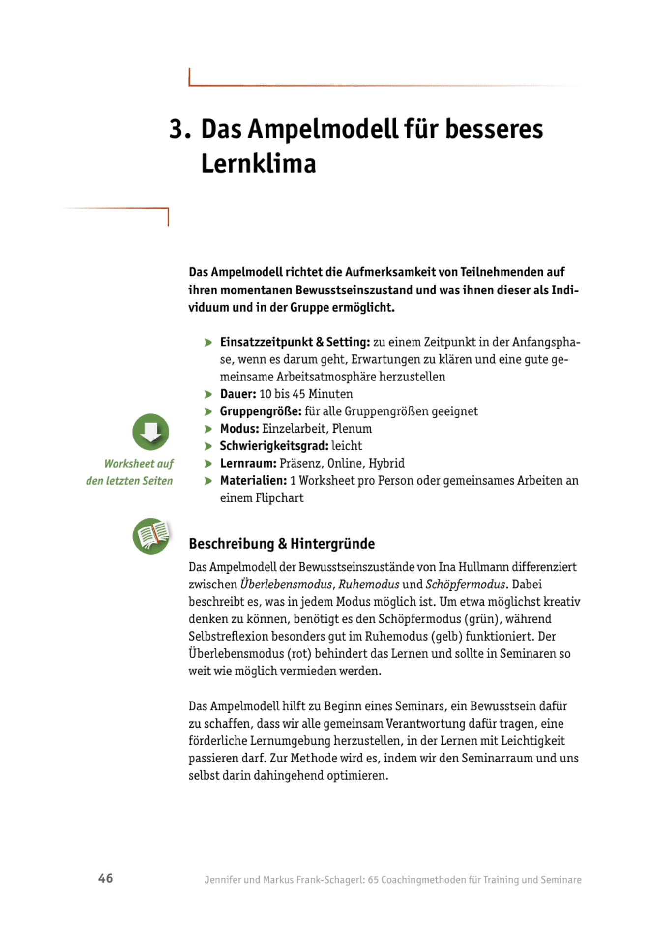 Coaching-Methode fürs Seminar: Das Ampelmodell für besseres Lernklima