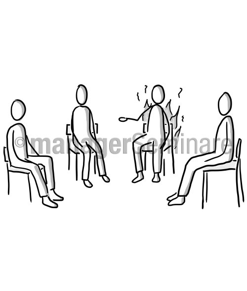 Zeichnung Heisser Stuhl