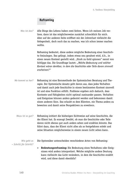 zum Tool: Geschichten im Coaching: Reframing