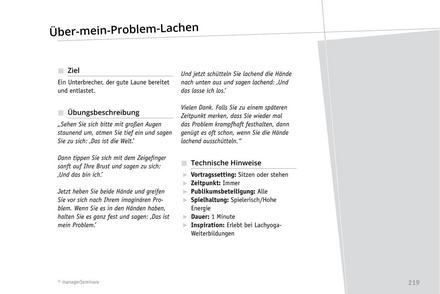 Tool  Interaktive Publikumsübung: Über-mein-Problem-Lachen