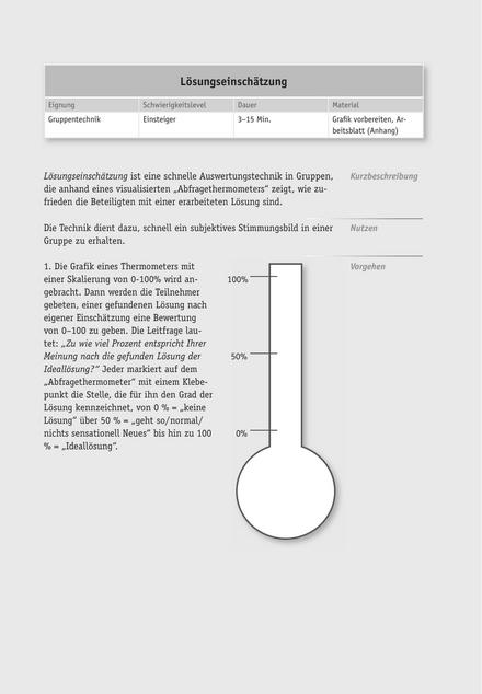 zum Tool: Kreativitäts-Tool: Lösungseinschätzung