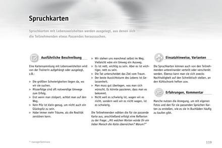 zum Tool: Reflexions-Methode: Spruchkarten
