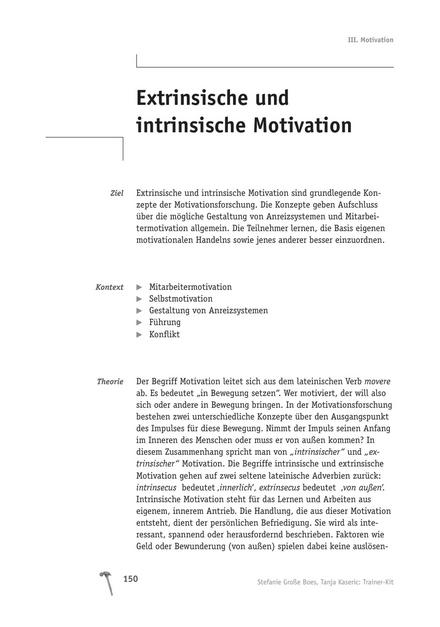 zum Tool: Führungstraining: Extrinsische und intrinsische Motivation