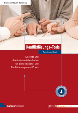 Buch Vorschau: Konfliktlösungs-Tools – Neuauflage 