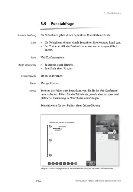 zum Tool: Online-Seminar-Tool: Punktabfrage