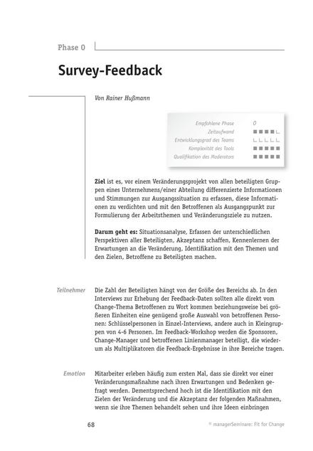 zum Tool: Change-Tool: Survey-Feedback