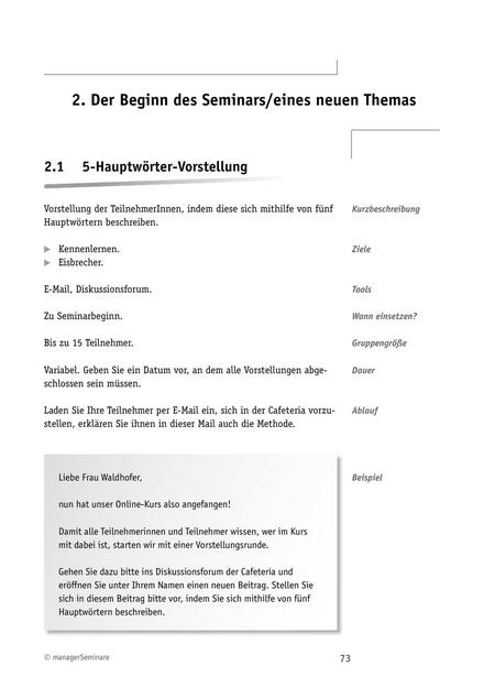 zum Tool: Online-Seminar-Tool: 5-Hauptwörter-Vorstellung