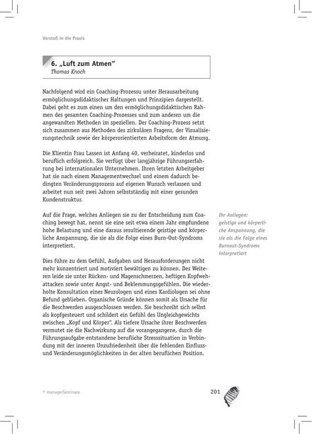 zum Tool: Ermöglichungscoaching: Luft zum Atmen