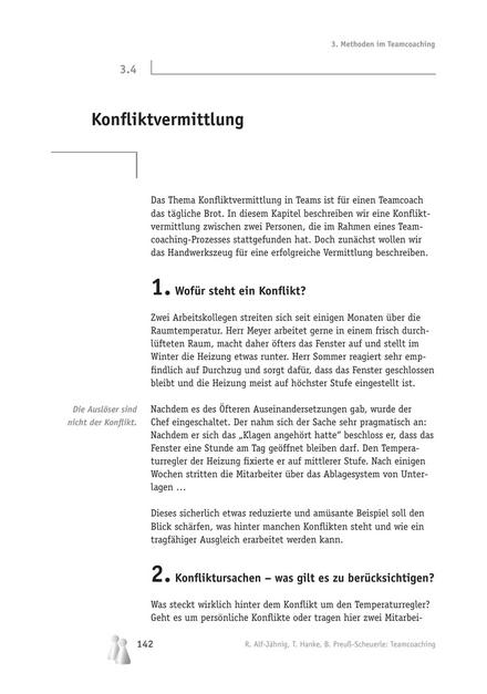 zum Tool: Methoden im Teamcoaching: Konfliktvermittlung