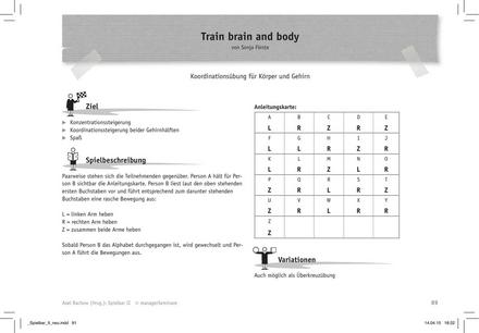 Tool  Trainingsspiel: Train brain and body