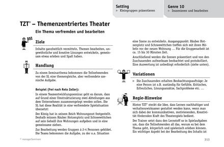 Tool  Theatermethoden im Training: TZT - Themenzentriertes Theater