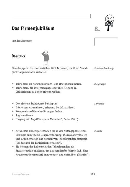 Rollenspiel: Das Firmenjubiläum