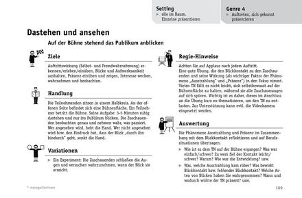 zum Tool: Theatermethoden im Training: Dastehen und ansehen