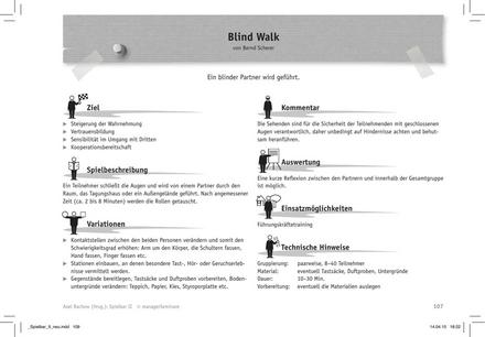 Tool  Trainingsspiel: Blind Walk