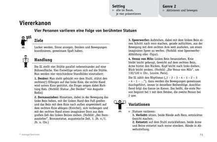 zum Tool: Theatermethoden im Training: Viererkanon