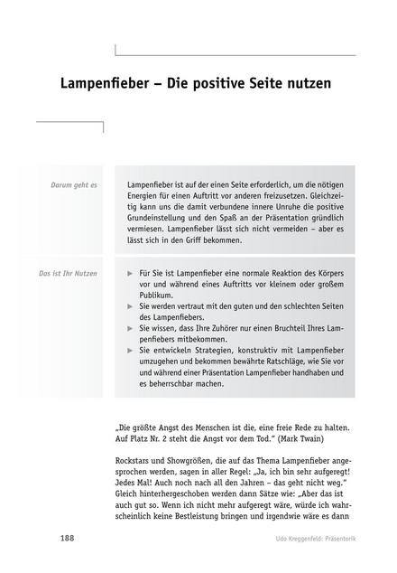 zum Tool: Präsentorik: Lampenfieber – Die positive Seite nutzen