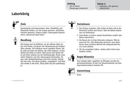 zum Tool: Theatermethoden im Training: Laberkönig