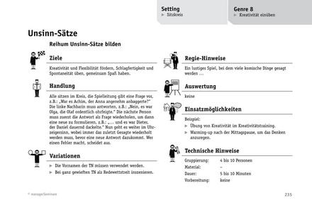 zum Tool: Theatermethoden im Training: Unsinn-Sätze
