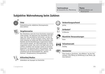 zum Tool: Trainingsspiel: Subjektive Wahrnehmung beim Zuhören