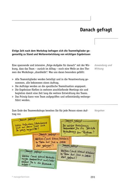 zum Tool: Team-Workshop: Danach gefragt