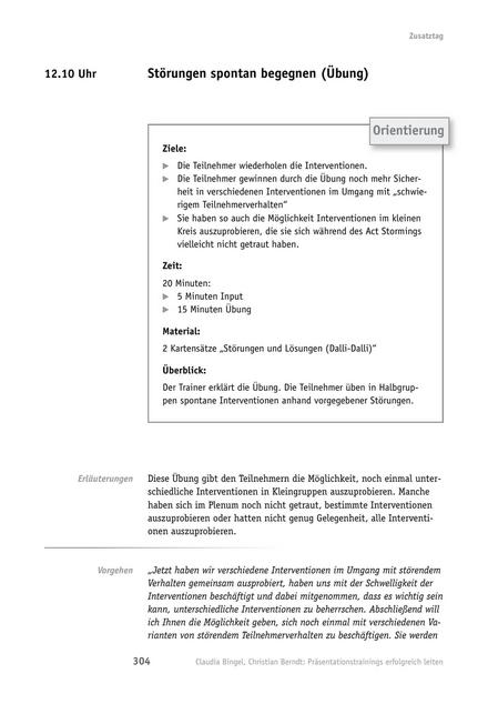 zum Tool: Präsentations-Übung: Störungen spontan begegnen