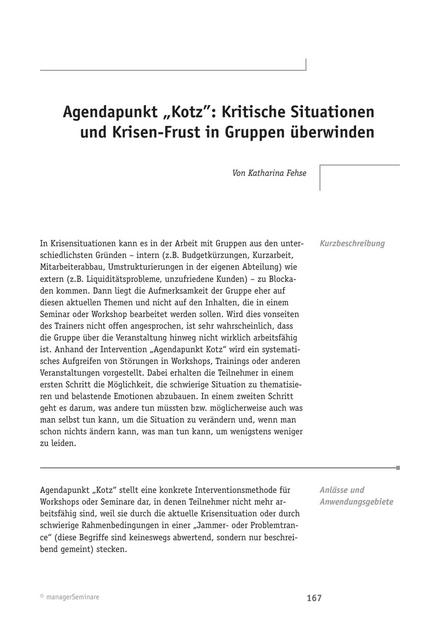zum Tool: Krisen-Intervention: Agendapunkt Kotz